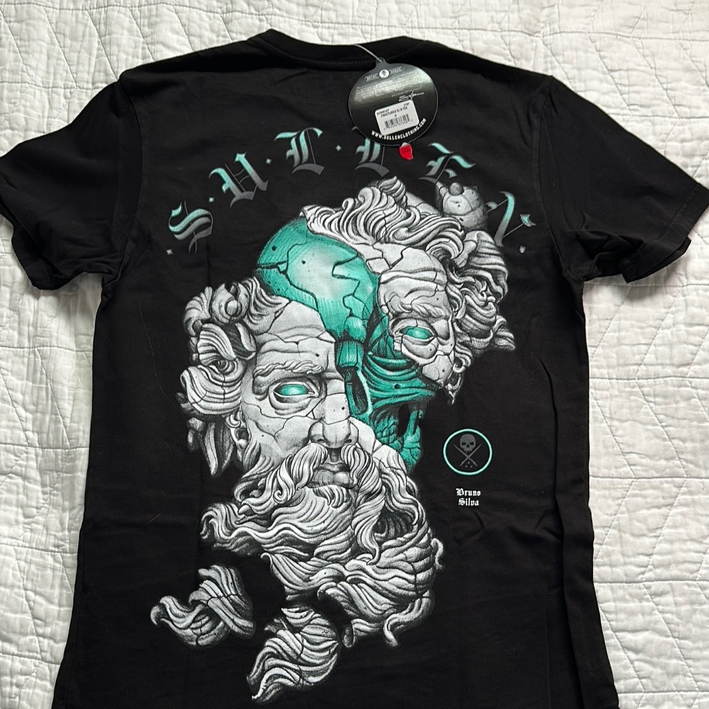 Men's Black Graphic Premium T-Shirt